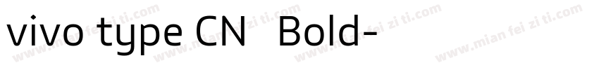 vivo type CN繁 Bold字体转换